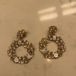J. Crew statement earrings